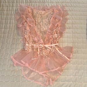 Vintage 1980's Henson Kickernick Teddy Lingerie. Size Medium